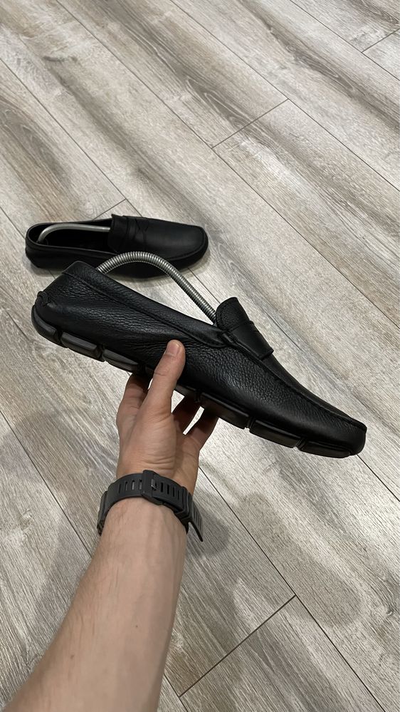 Чоловічі шкіряні мокасини Prada 43-44 р.