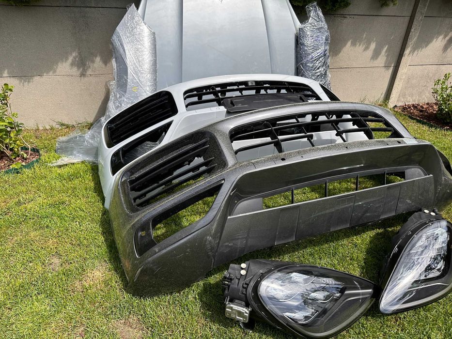 ТОП! Бампер передний Porsche Cayenne 9Y GTS, Бампер Порш Кайен