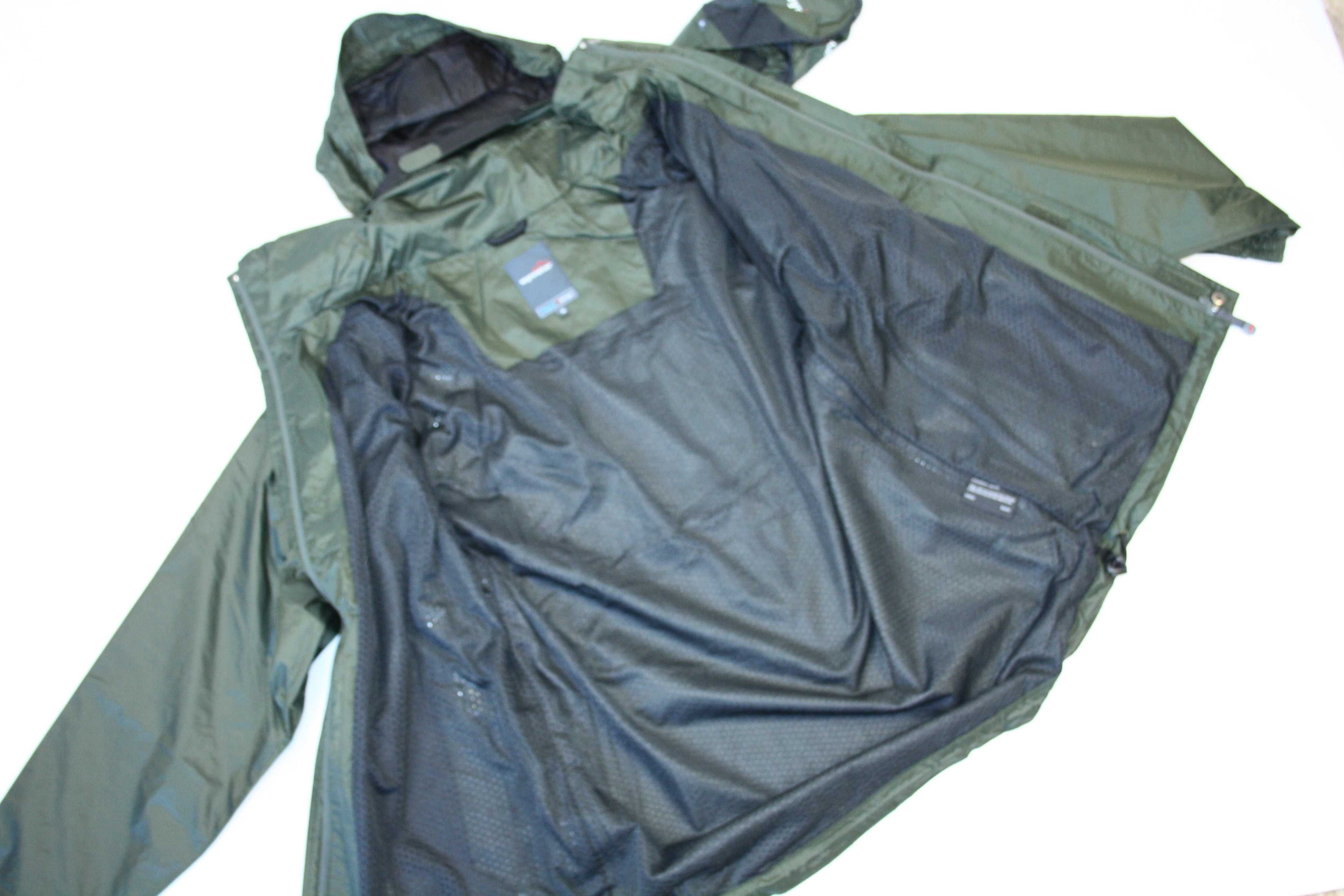 męska lekka kurtka przeciwdeszczowa Wynnster STOWAWAY forest green S