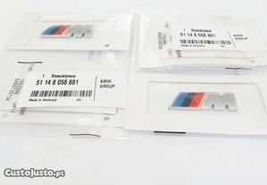 SÍMBOLO EMBLEMA LATERAL Guarda-lamas BMW M PERFORMANCE ORIGINAIL Novo