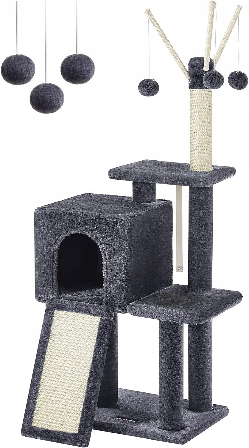 Drapak drzewko dla kota 118cm domek stabilny wieża