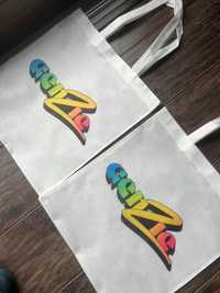 2 torby tote bag genzie logo