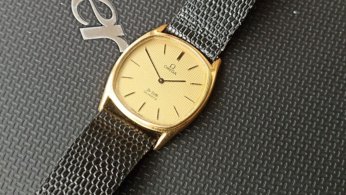 Годинник часы Omega De Ville Quartz, Омега cal. 1365, 1980-х років