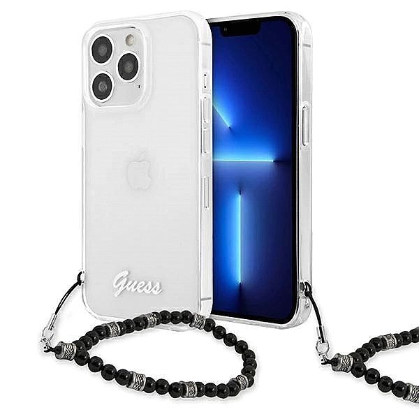 Etui Guess Black Pearl na iPhone 13 Pro / iPhone 13 - przezroczyste