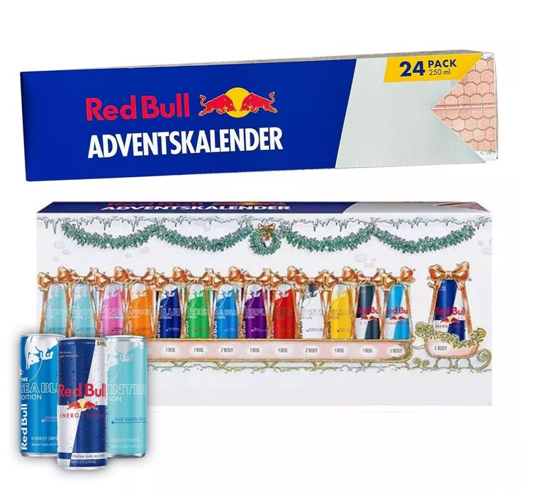 Kalendarz adwentowy redbull