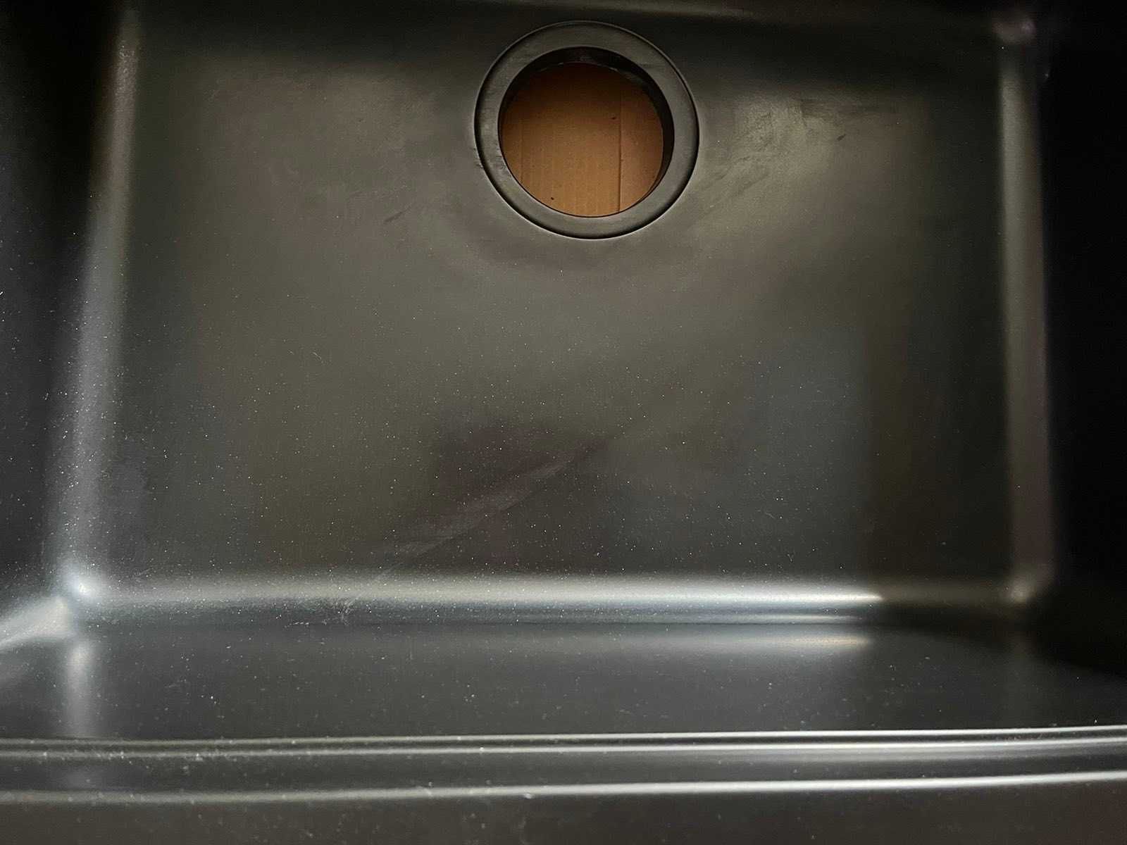 Кухонна гранітна мийка РОЗПРОДАЖ, колір  чорний 131