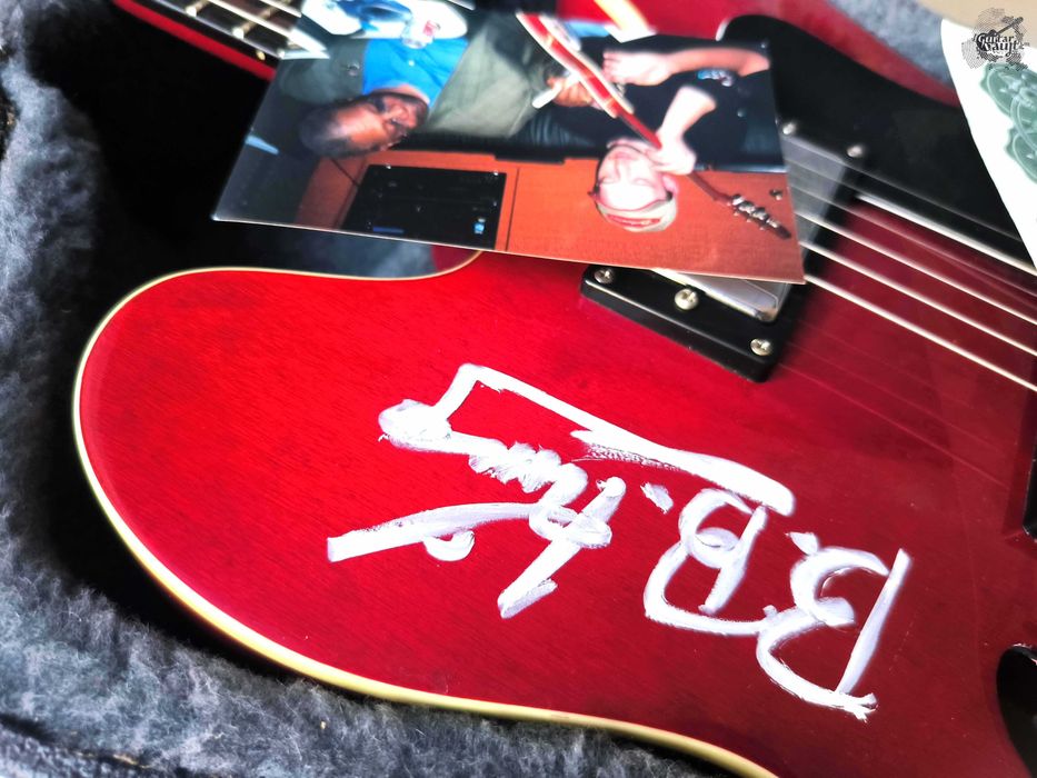 '1997 Epiphone ES-335 Dot (First Run) B.B. King hand-signed (case COA)