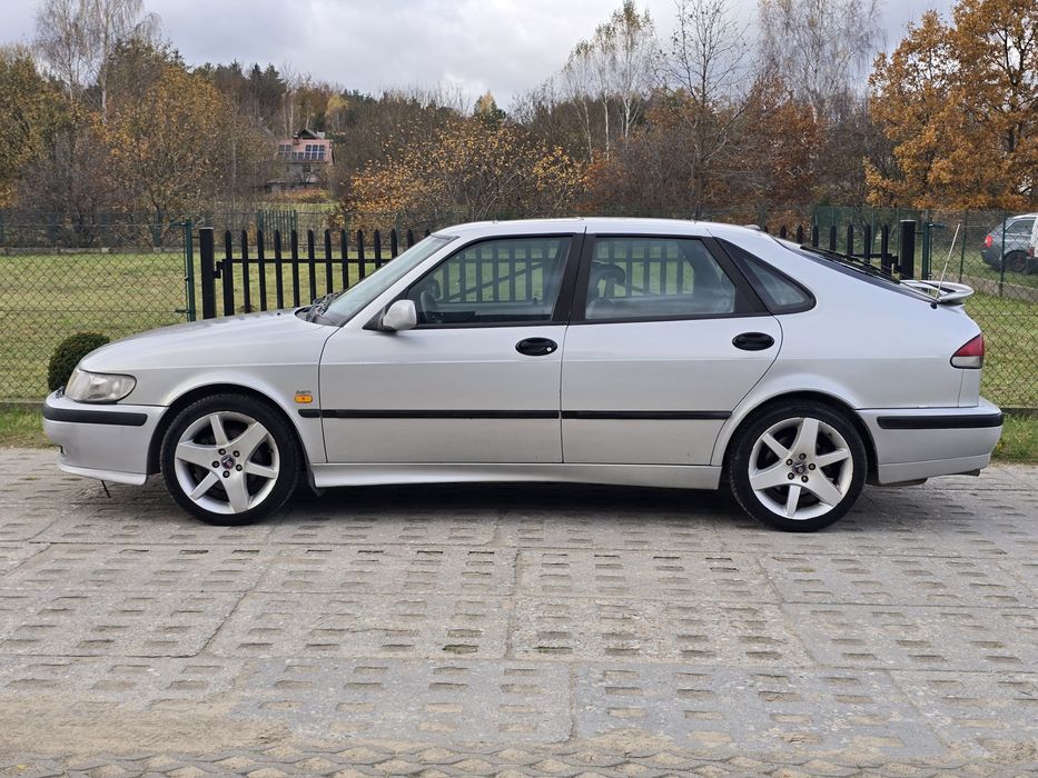 Saab 9-3 2.0 turbo 205km, manual, LPG, wersja aero, skóry, sprawny.