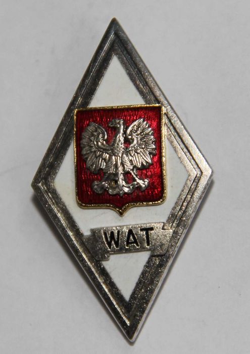 Absolwentka Wojskowej Akademii Technicznej rombik