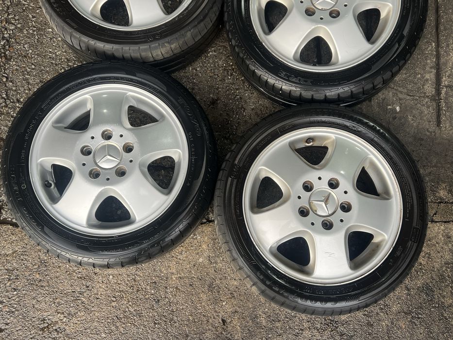 Jantes Mercedes R15 5x112 com pneus
