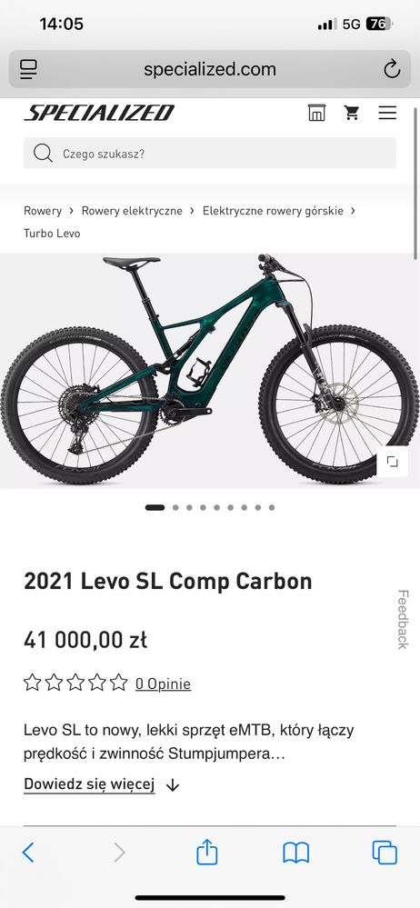 Jak nowy. Specialized Turbo Levo SL Carbon + Extender. Na Gwarancji XL