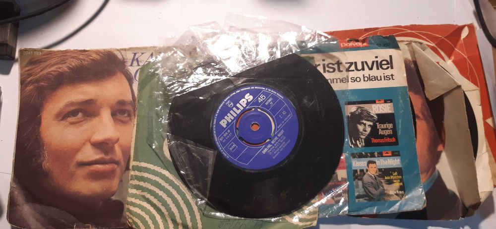 zestaw starych płyt winylowych vinyle szlagry i inne