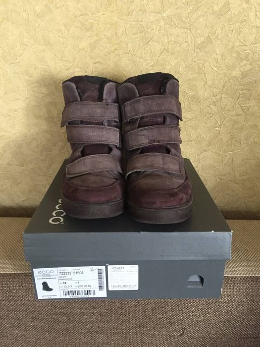 Сапоги Ecco 32р. 20см