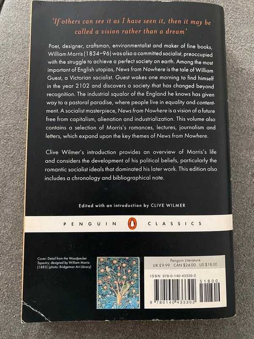 William Morris – News from Nowhere and Other Writings