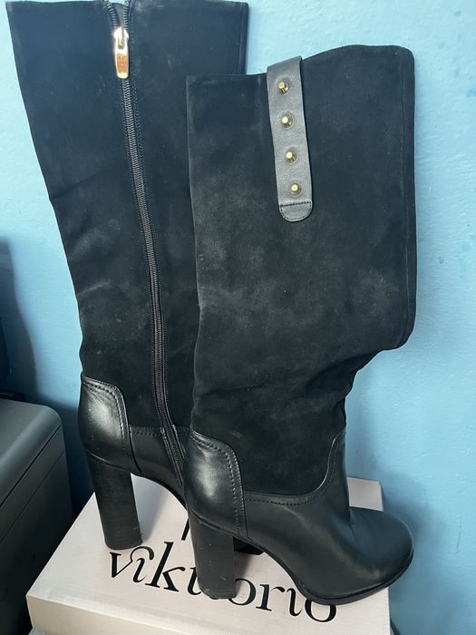 Сапоги шкіра демосезон