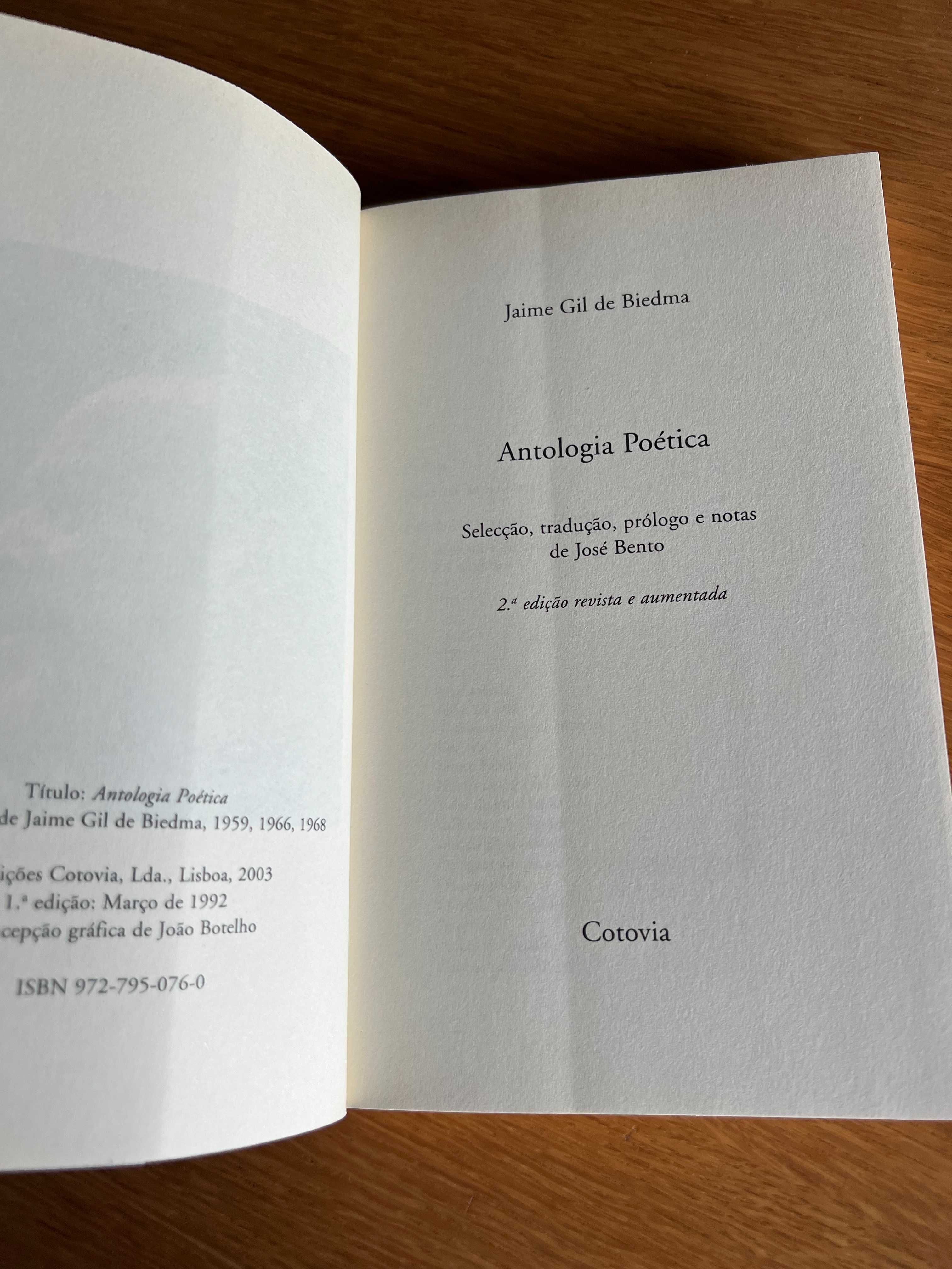 ANTOLOGIA POÉTICA     Jaime Gil de Biedma