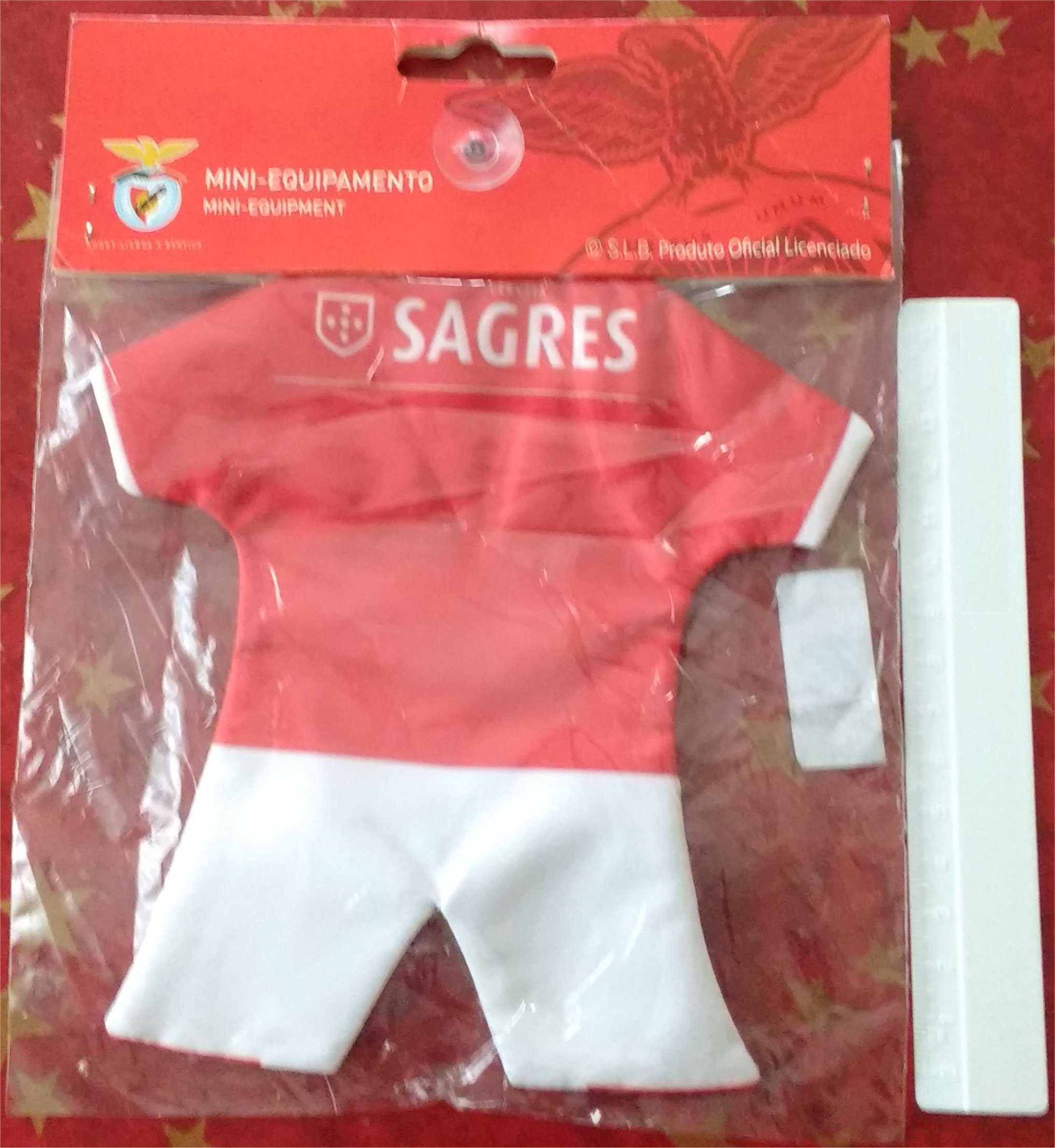 Equipamento Benfica em miniatura