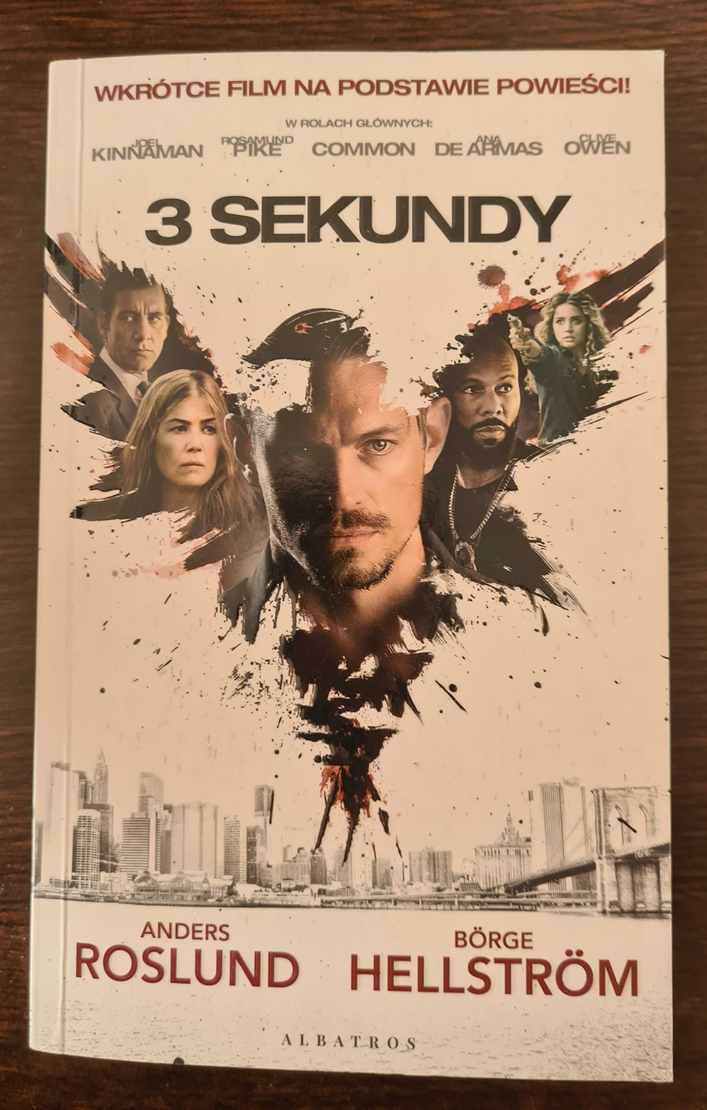 Książka: "3 Sekundy" Anders Roslund, Borge Hellstrom