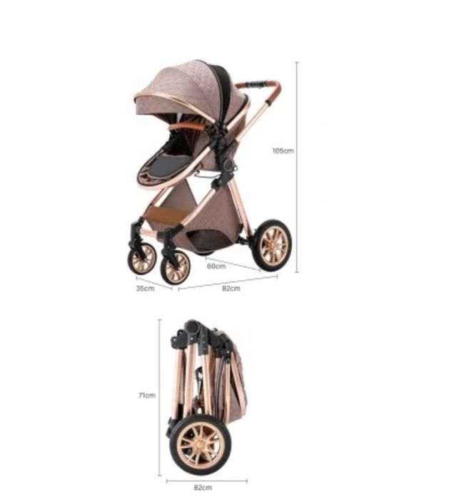 Wielofunkcyjny Wózek 3w1 – Gondola, Spacerówka, Fotelik + Akcesoria!