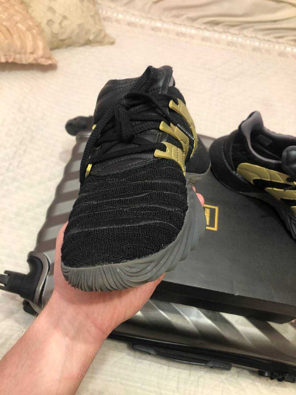 Adidas sobakov ultra boost core black/gold originals nmd
