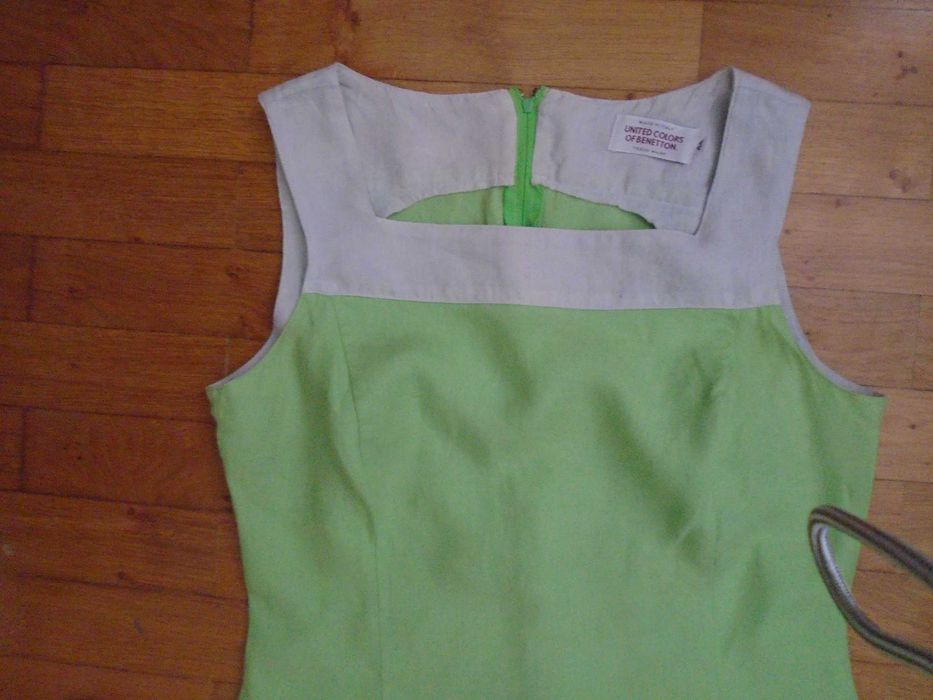 United Colors of Benetton Vestido em tecido 100% cotton