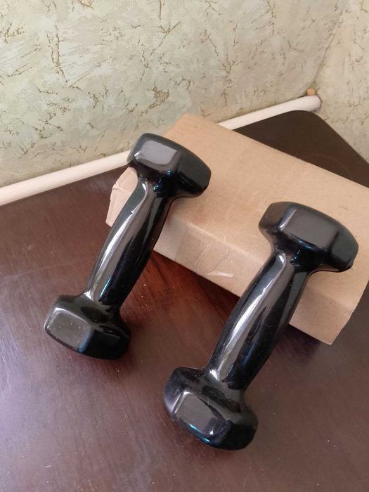 Гантелі 1 кг., фітнес гумки Sports Research, М'яч для фітнесу