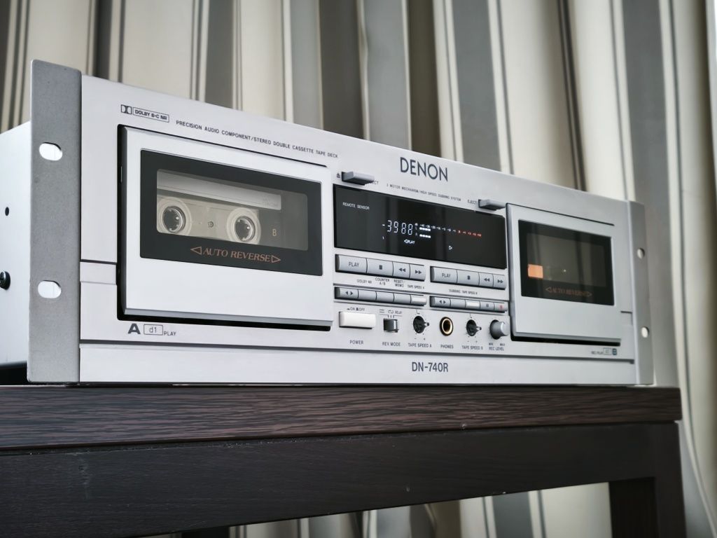 Касетна дека Denon DN-740R Студійна ! Відмінний стан Японія !