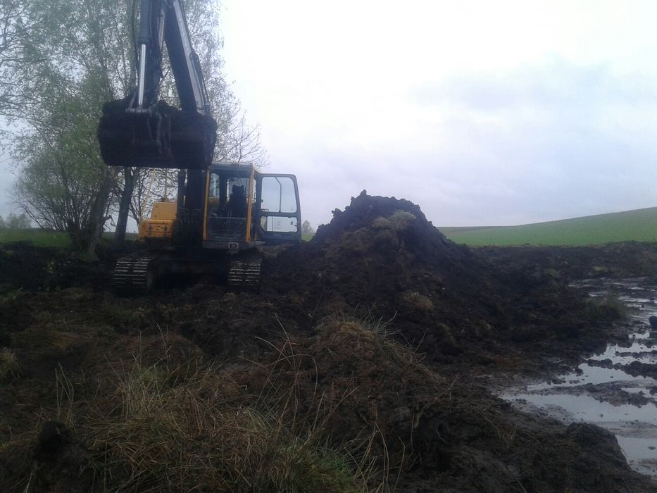 Wynajem koparki błotniaka ziemi łeba Lębork wicko