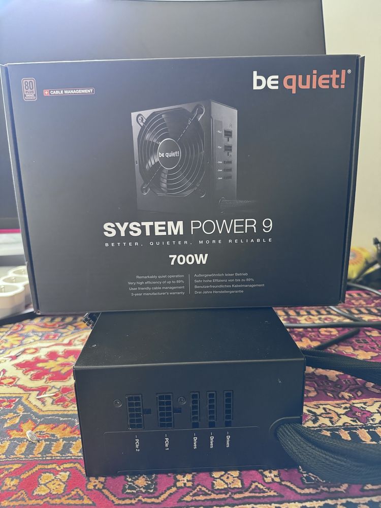 Zasilacz Bequiet system power 9. 700w modularny