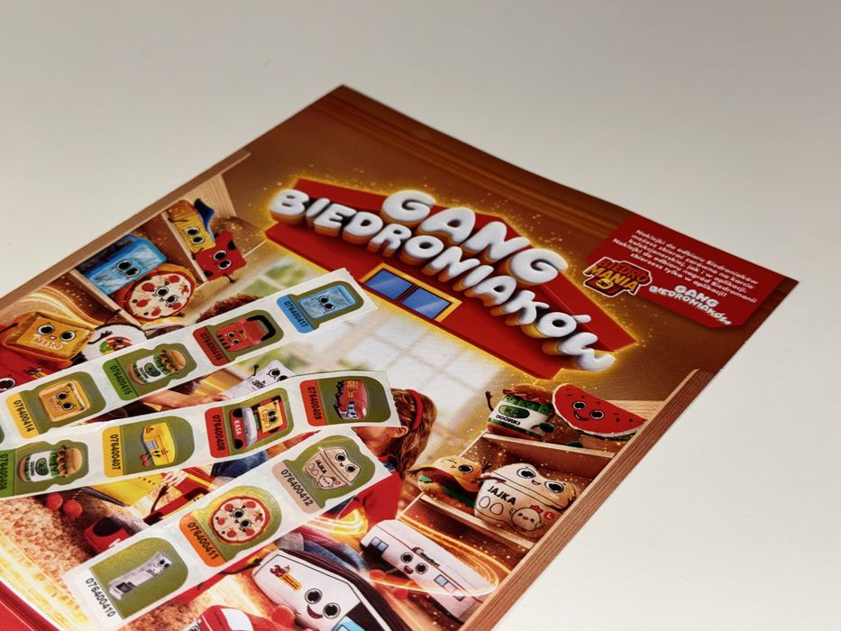 Naklejki 19 sztuk Gang Biedroniaków Biedronka