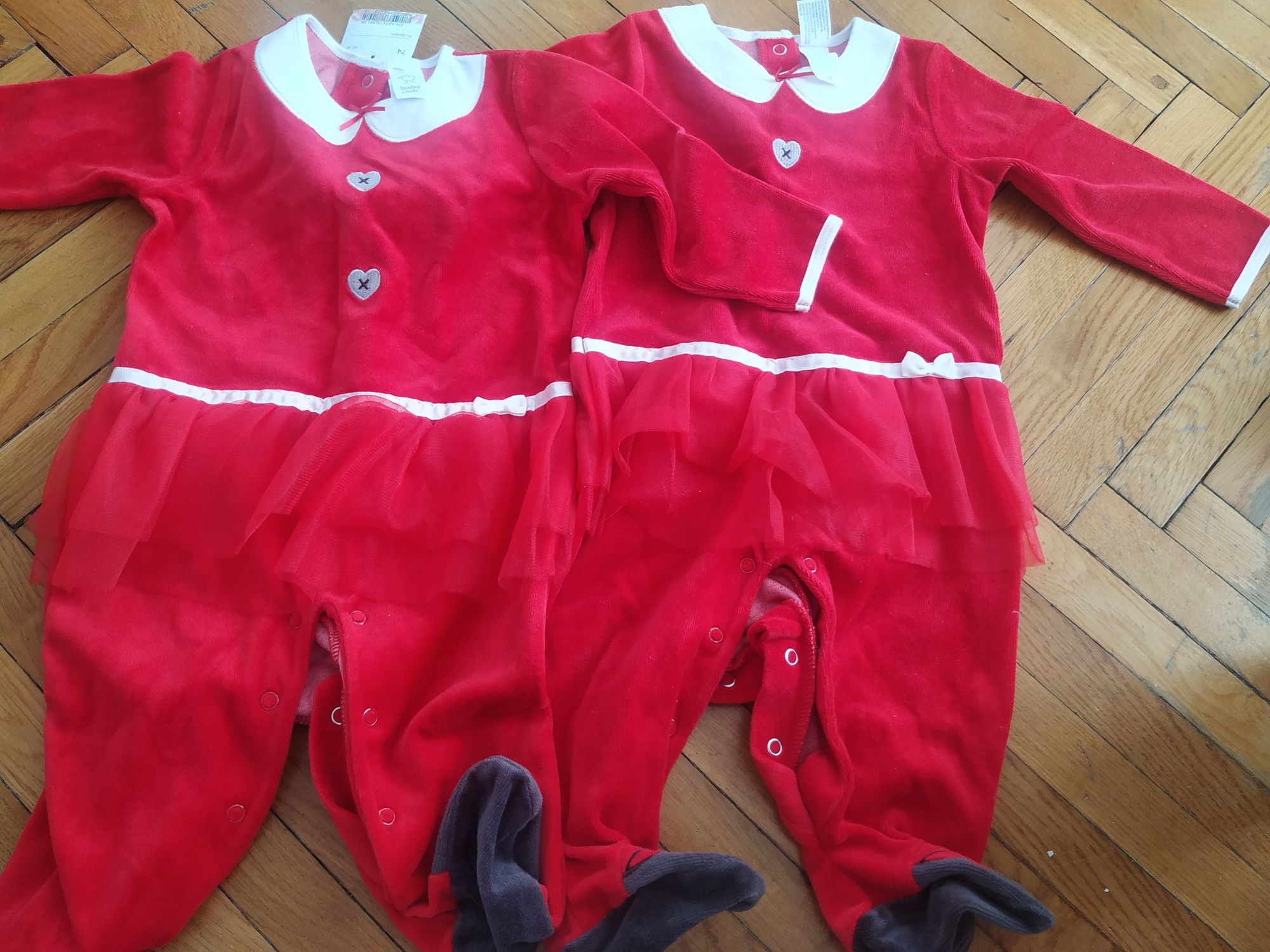2 x pajacyk dla dziewczynki Mikołajka - Idealne na prezent