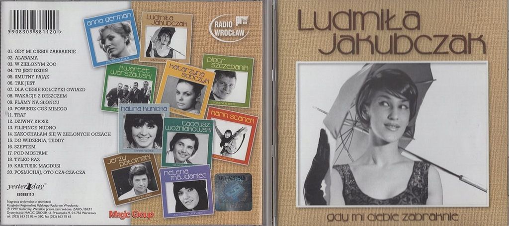 Ludmiła Jakubczak - Gdy Mi Ciebie Zabraknie - CD