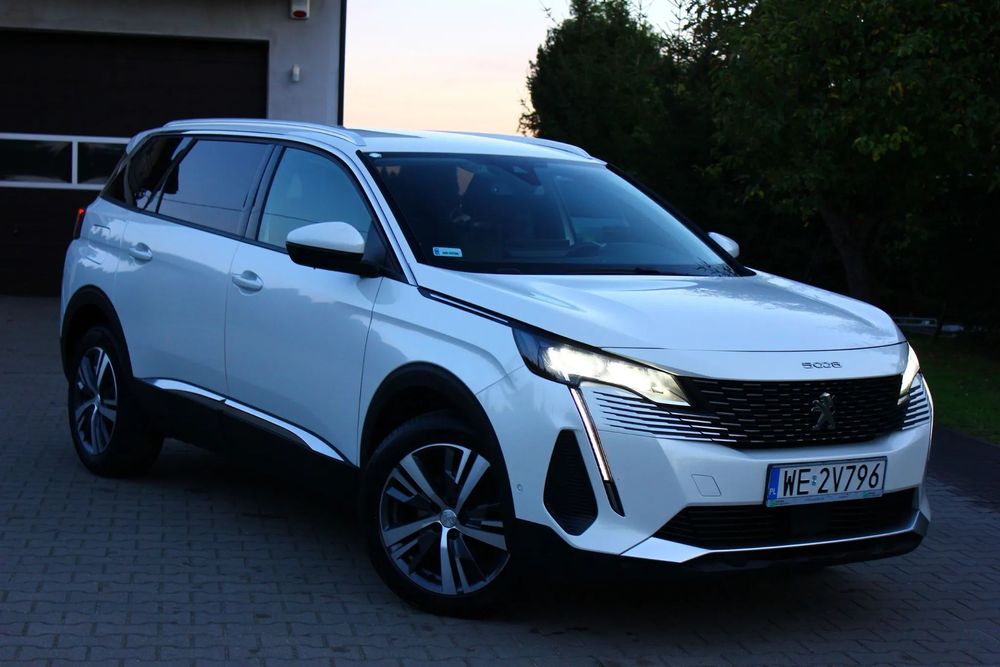 Peugeot 5008 1.5 HDI 130KM 7 OSÓB Salon PL Bezwypadkowy Serwis ASO Pewne Auto FV23%