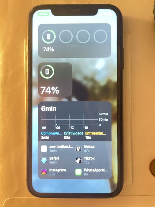 Iphone 11 como novo, deixei de usar 83%