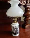 Lampa naftowa szklany klosz