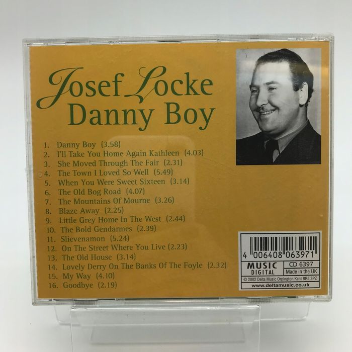 cd - josef locke - danny boy