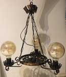 Żyrandol lampa retro PRL + gratis
