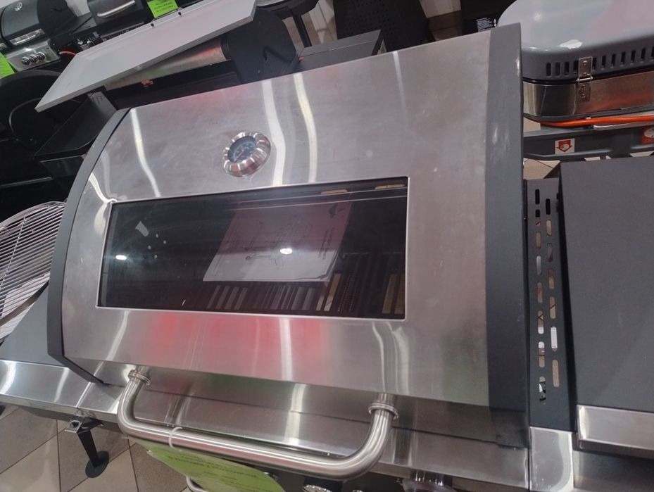 GRILL Gazowy El FUEGO KINGSTON 4+1 żeliwo szyba Led ŻELIWNY RUSZT !