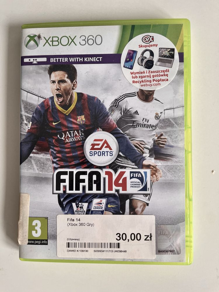 Gra na konsole xbox 360 fifa 14