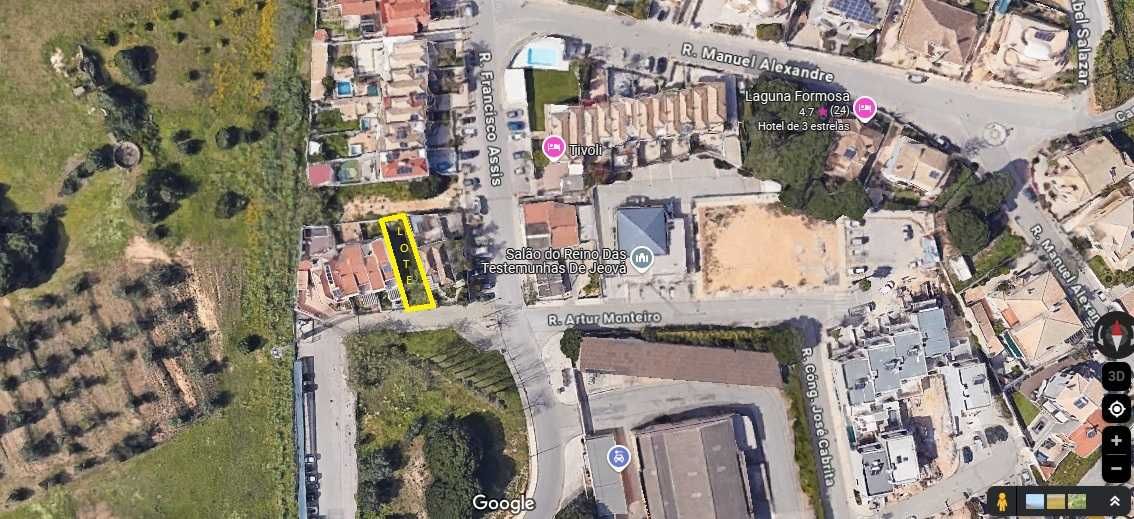 Lote de terreno nas Gambelas, Faro