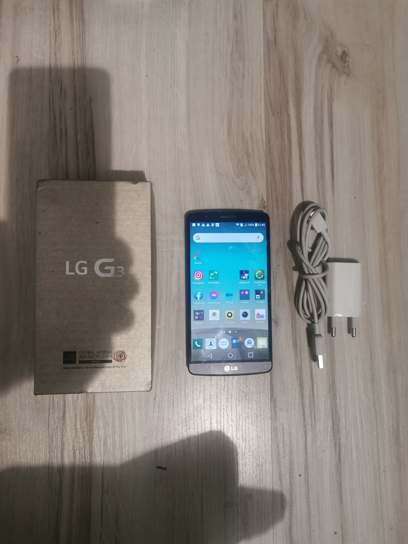 Telefon Smartfon LG G3 + gratis nowe szkło hartowane