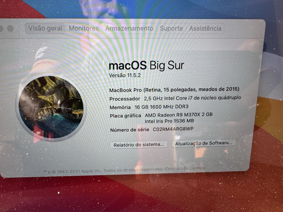 MacBook Pro 15" i7/16GB/R9 M370X64584985249154123