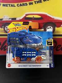 Hot wheels hw ultimate t-rex transporter lets race netflix