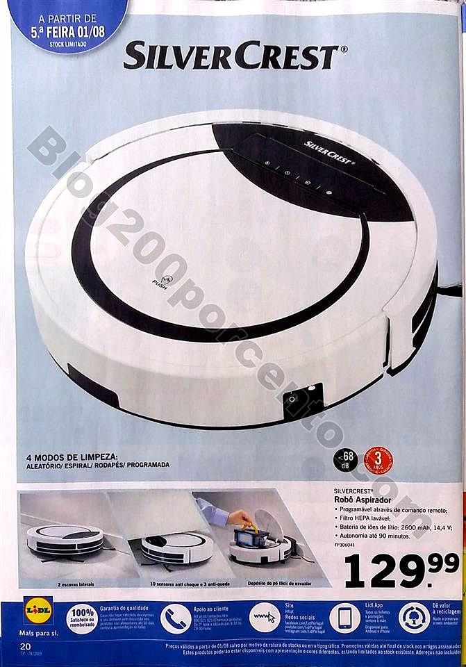 Aspirador robot LIDL