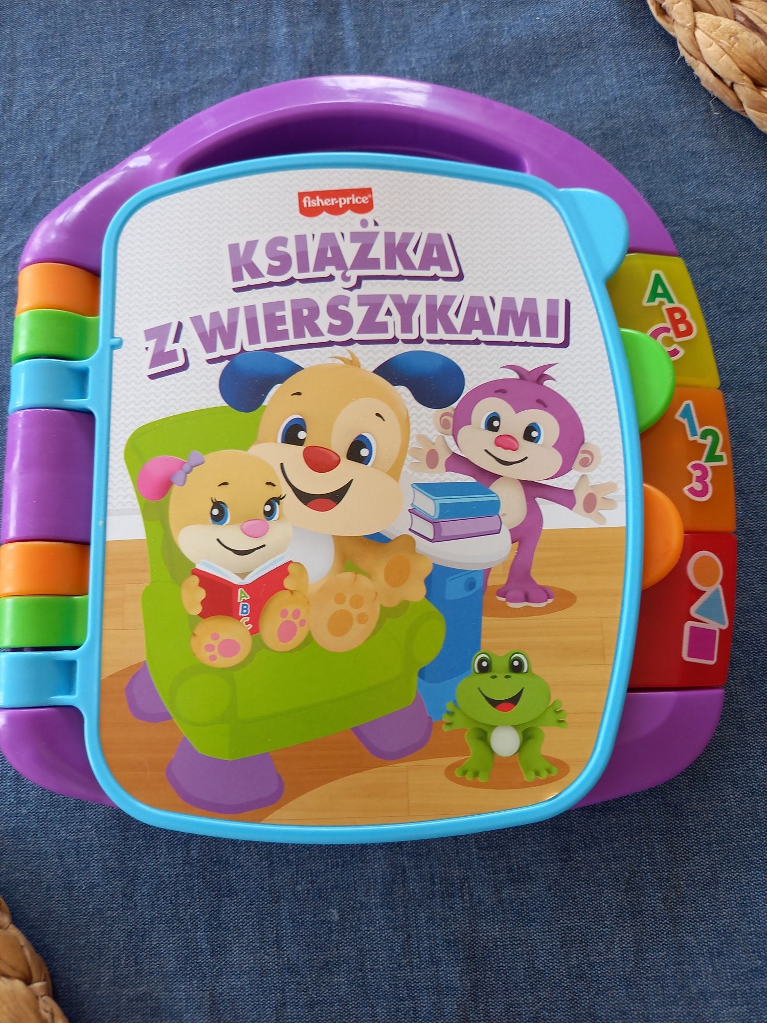 Książeczka z wierszykami Fisher Price  idelny stan