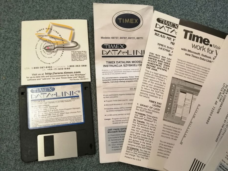 Timex Data link Nowy