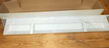 Kratka kominkowa luft biały 60x800 mm
