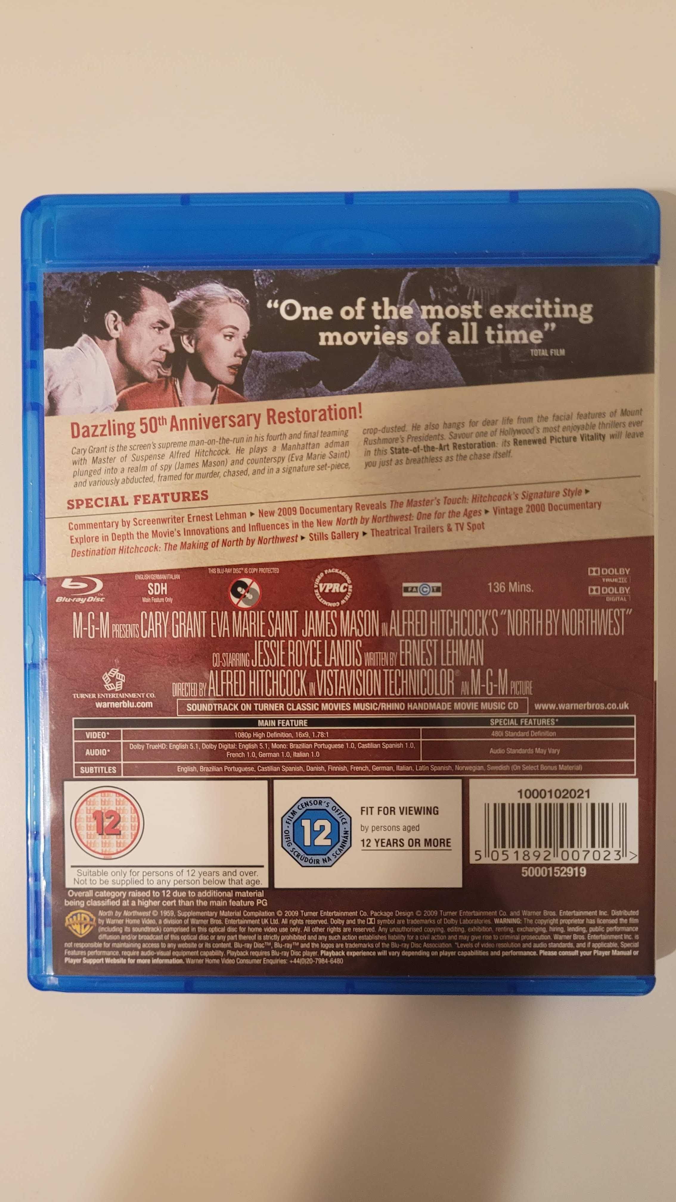 Północ północny zachód North by Northwest BLU RAY ANG Hitchcock