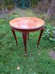 Zabytkowy stolik drewniany Ludwik art deco