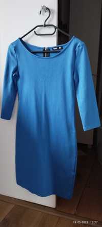 Niebieska sukienka S